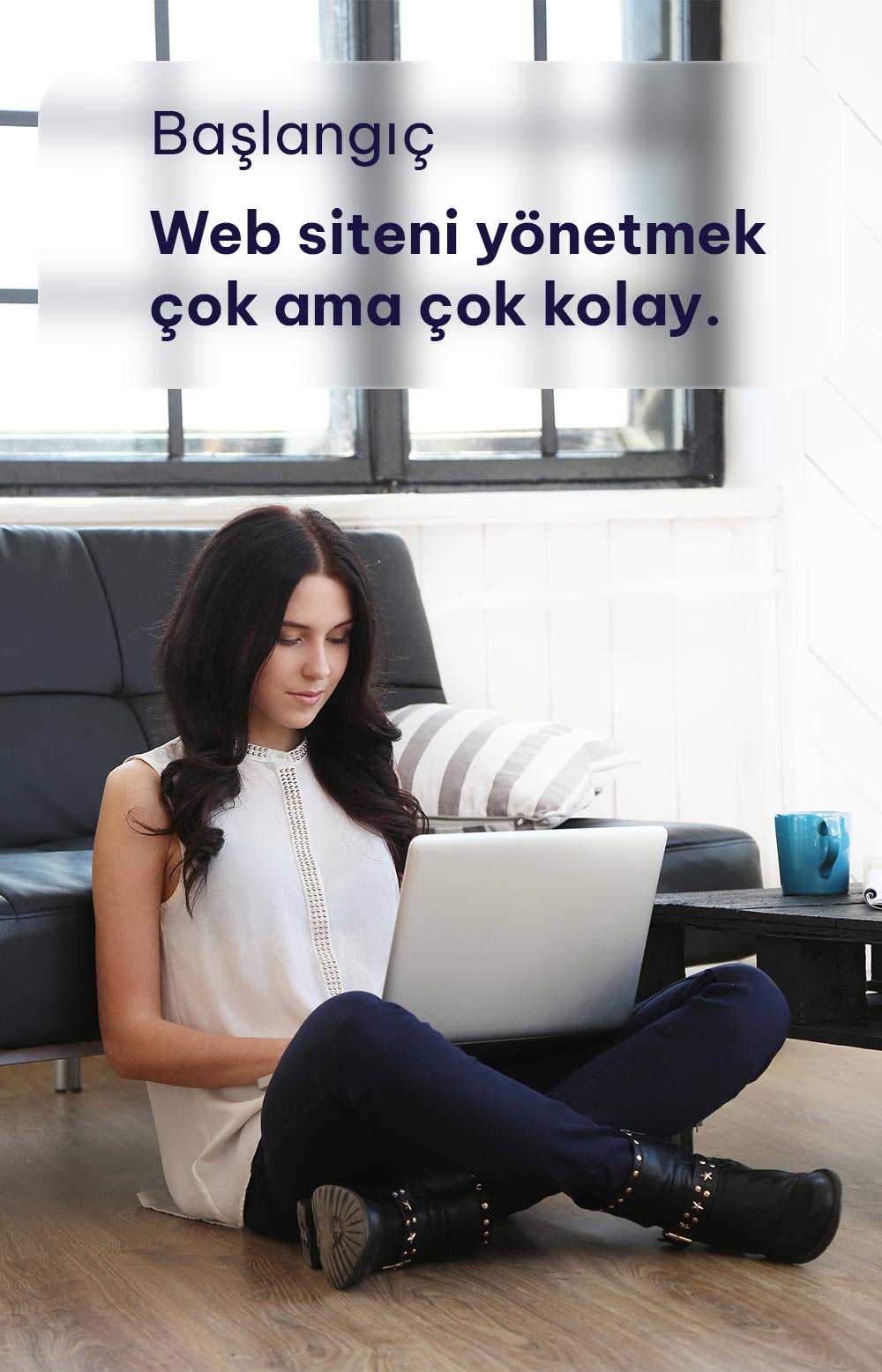 Web Makinası'nın yaptığı web siteleri yönetmek çok kolaydır.